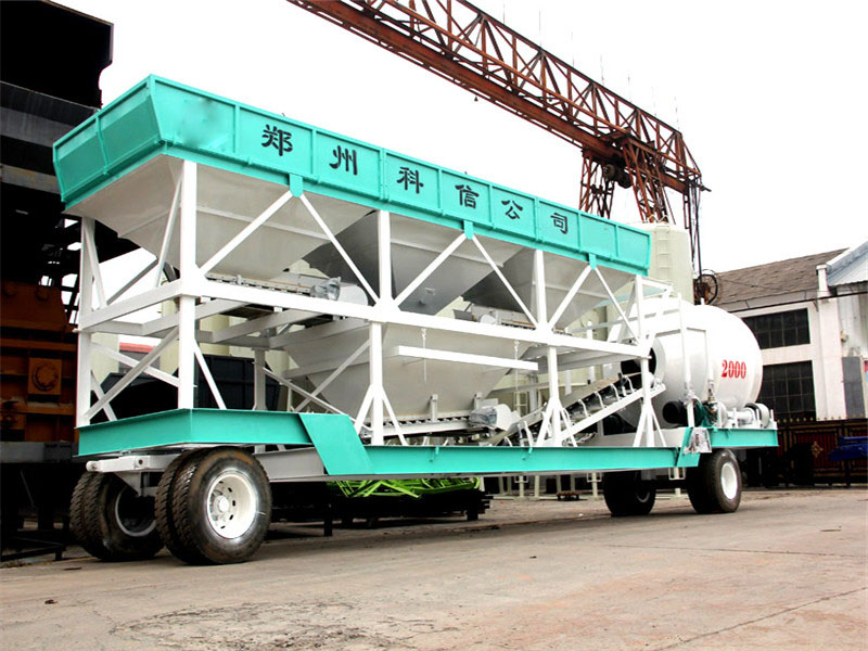 2方車載式移動(dòng)式攪拌站，小型移動(dòng)混凝土攪拌車一體機(jī)